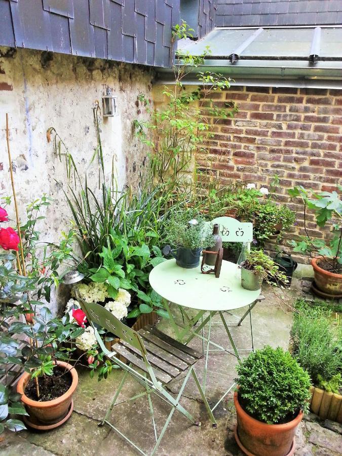 My Little Garden -Parking Gratuit 500M -Coeur Historique -La Clef De Honfleur Lägenhet Exteriör bild