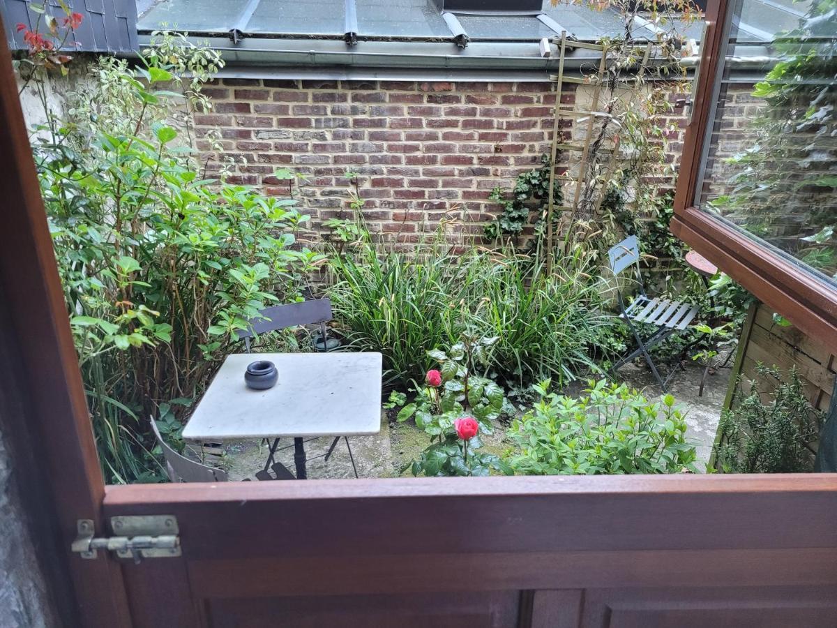 My Little Garden -Parking Gratuit 500M -Coeur Historique -La Clef De Honfleur Lägenhet Exteriör bild