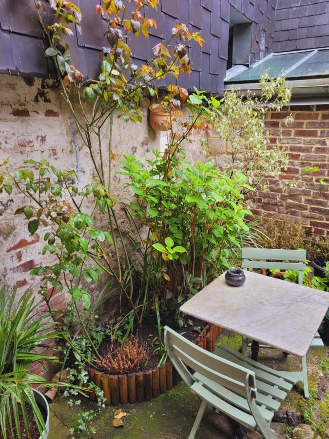 My Little Garden -Parking Gratuit 500M -Coeur Historique -La Clef De Honfleur Lägenhet Exteriör bild